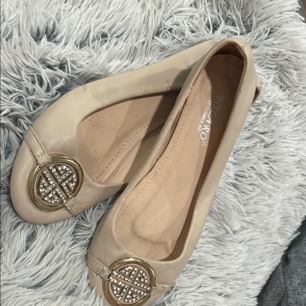 Women's Cream Ballet Flats
